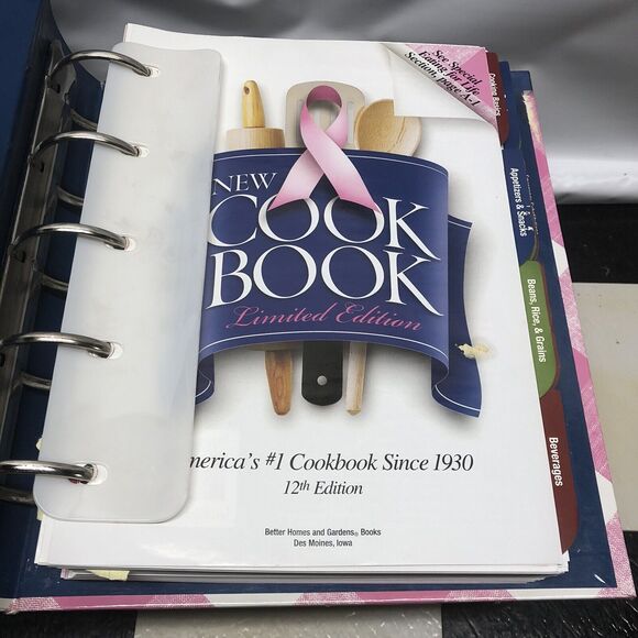Better Homes and Gardens Cookbook Pink Ribbon Breast Cancer Limited Edition Book - Picture 4 of 10